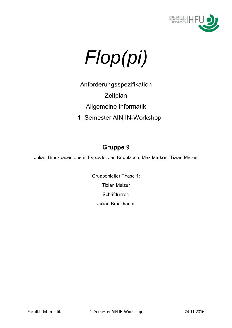 Semesterprojekt Floppy